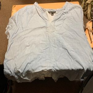 Signature studio blue blouse